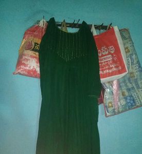 Elegant Green Ethnic Gown