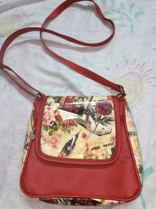 Red Sling Bag