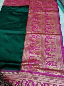 Green Silk Saree