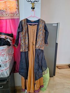 Long Kurti With Jacket