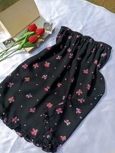 Y2k Mid Rise Floral Skirt