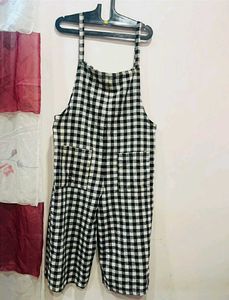 Cute Trendy Gingham Jumpsuit
