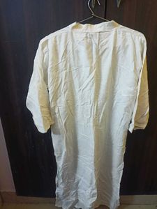 Pure White Chikankari Straight Kurti
