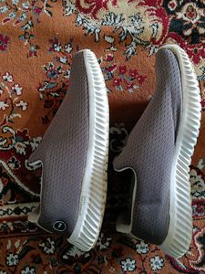Gray Slip-On Sneakers