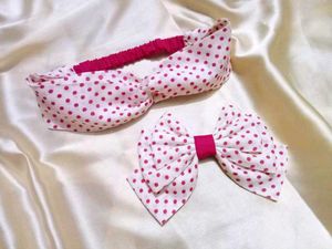 Combo Headband With Bow Clip