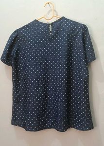 Set Top Polkadot And Jeans For Women