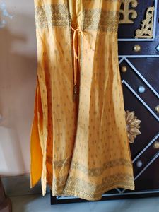 Beautiful 😍 Mustard Colour  Gown Jacket 😍😍