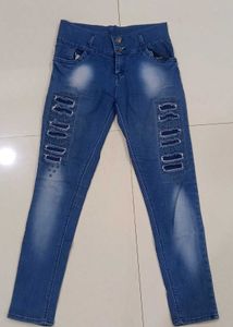 Ripped Denim Jeans