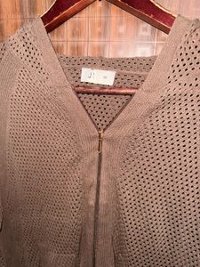 Hooded Knit Cardigan