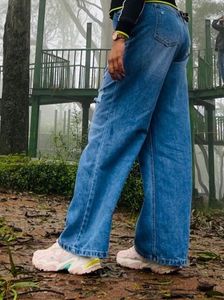 Blue Flared Jeans