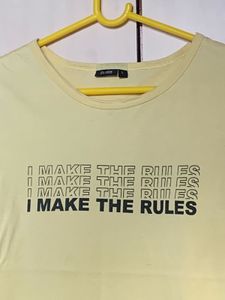 Zudio T-shirt For Women Pure Cotton