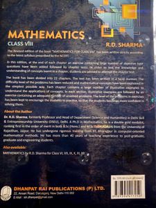 R.D. Sharma Mathematics Class VIII