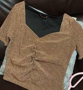 Shimmery Bronze Top