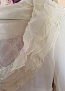 White Ruffled Shirt