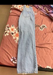 Ripped Wide Leg Jeans