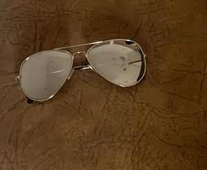 Silver Aviator Sunglasses