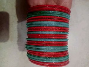 Orange Green Bangles