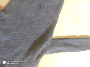 Navy Turtleneck Sweater