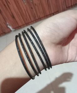 Black Metal Bangles