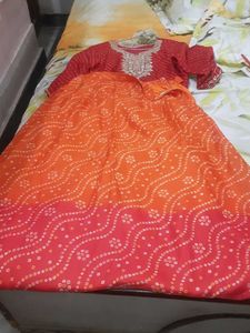 Lahariya Kurti With Skirt