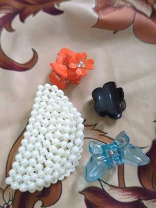 Set Of 4 Hair Clutchers