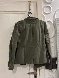 Green Cargo Coat Style