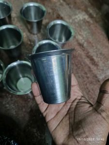 Each Glass At ₹70 Stainless Steel Glasses