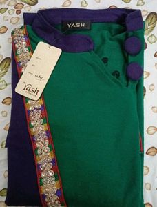 YASH Color Block Kurti Tunic