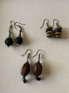 Combo Of Three Earrings