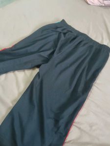 Rainbow Stripe Wide Leg Pants With Side Slits