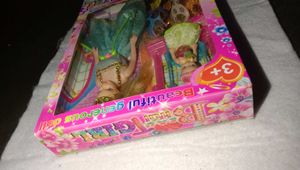 Doll Set With Clothes + Baby + Swing
