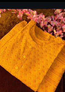 Clearance ! Premium Chikankari Heavy Sequence Dres