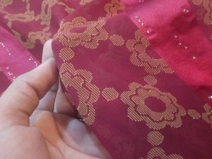 Maroon Brasso Saree
