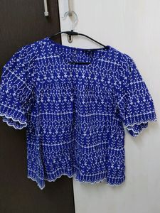 FIG Embroidered Top (Size S)