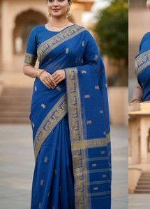 Elegant Blue Saree