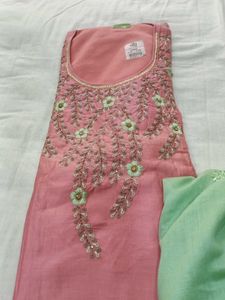 Embroidered Drsss Material (No Discount)