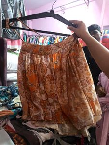 Paisley Print Halter Top