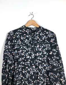 Flawless Black Printed Shirt(Women&#39;s)