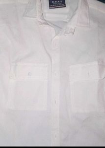 Popcorn white shirt for men
