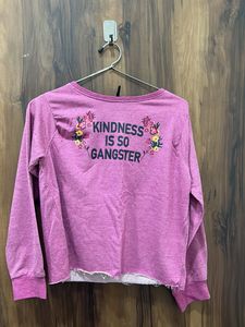Crop Tshirt With Long Hands