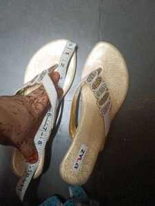 ZYLA Gold foot wear