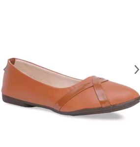 Tan Ballerinas