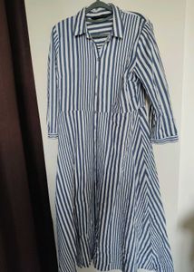 Zara Cotton Striped Summer Dress