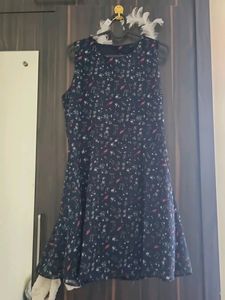 Floral Sleeveless Fit & Flare Dress
