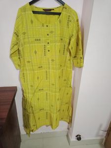 Kurta  2 Green And Yellow