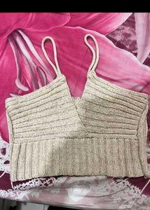 Ribbed Knit Crop Top