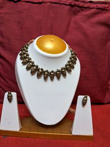 Handmade Antique Bronze Terracotta Jewellery Set