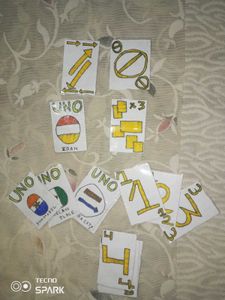 UNO. FLAG CARDS.