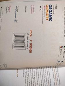 Organic Chemistry Book Set For Jee Main N Advanced