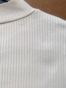 Striped Perfection - Fitted Round Neck Top